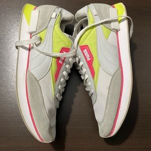 Excellent-PUMA collaboration sneakers Future Rider Neon size 10.5 men